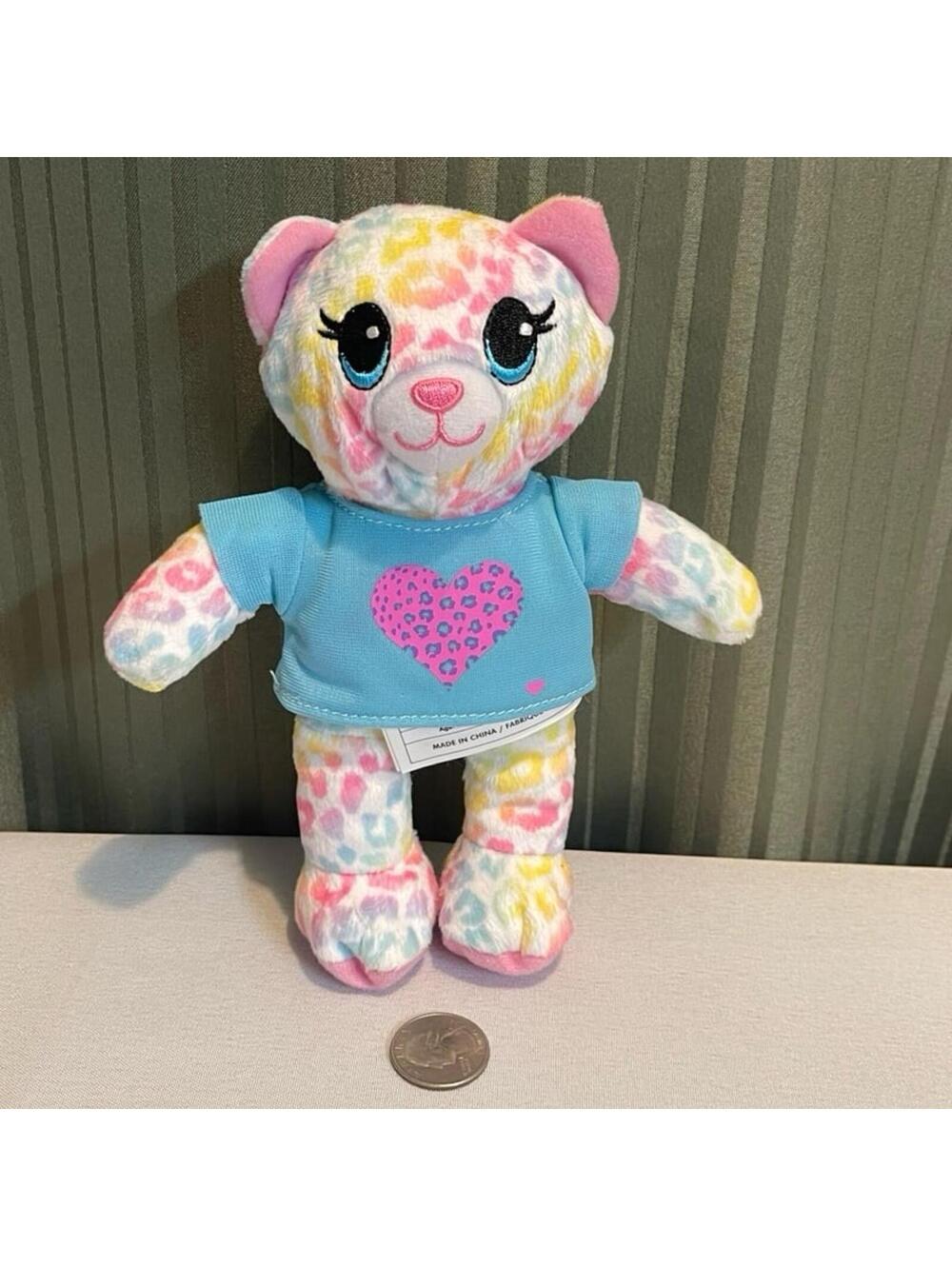 Build A Bear Lisa Frank Style Leopard Rainbow Plush